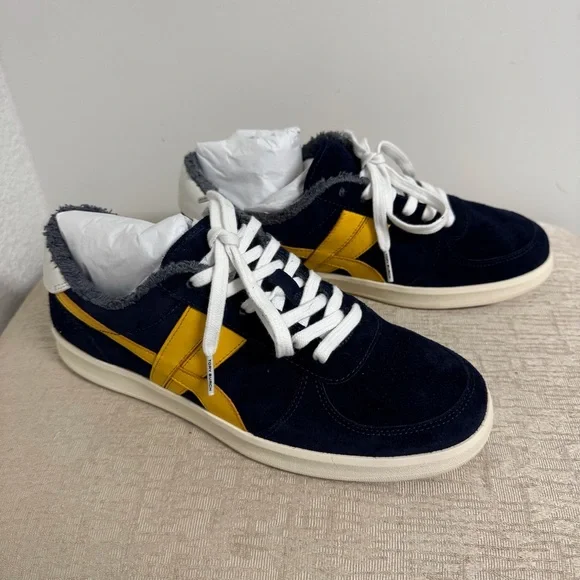 Tory Burch Hank Suede Court Sneakers - Picture 3 of 11